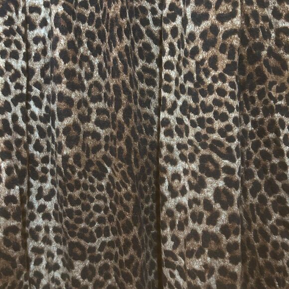 Michael Michael Kors Top Blouse Womens Size L Animal Print Bubble Hem Mob Wife - Picture 4 of 11